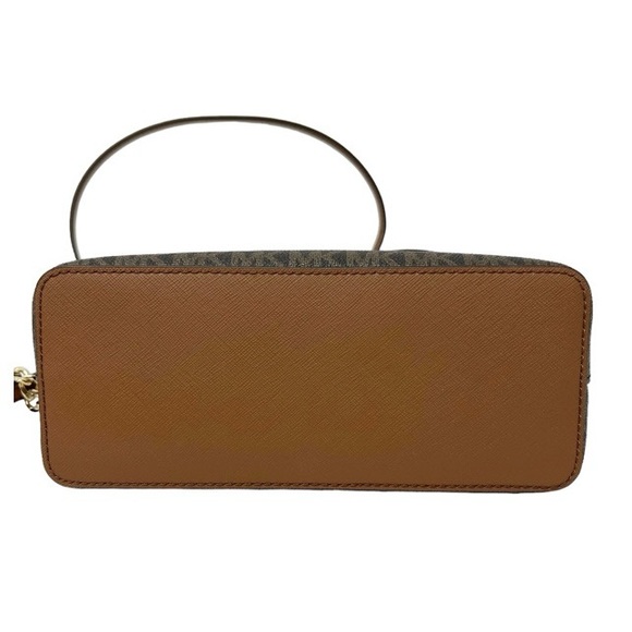 NEW Michael KORS Jet Set Medium Logo Dome Satchel Crossbody - Picture 5 of 15